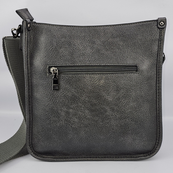 Jen & Co Posie Crossbody Bag Medium Charcoal - Picture 3 of 10